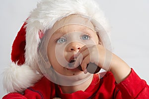 Little chocolate Santa