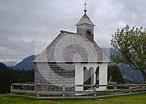 Little Church in Alps, Austria