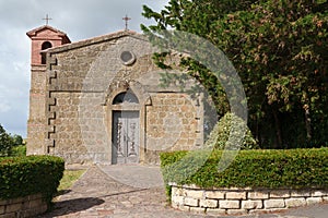 Little church at Casone, near Pitigliano, Tuscany