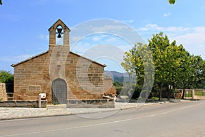 Little church made of brick, Mallorca