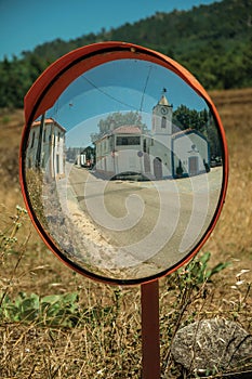 Arched gateway in the stone outer wall of Marvao