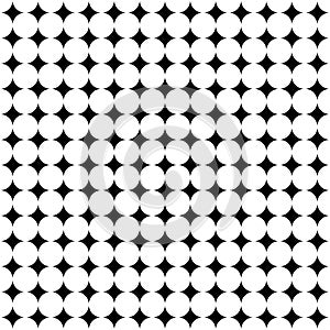 Little circle seamless Vector