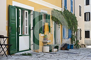 A little cobbles street in a Mediterranean country