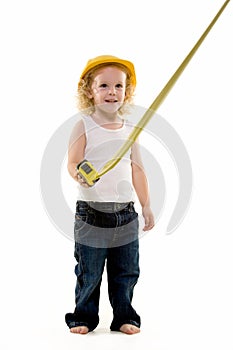 Little construction worker