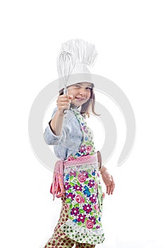 Little cook girl