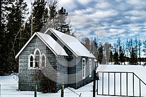 Little cowboy church,Cowboy Trail,Alberta,Canada