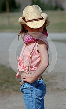 Little Cowgirl with Attitude