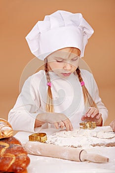 Little cute baker