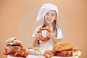 Little cute baker