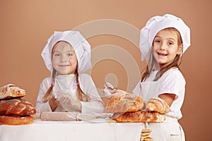 Little cute bakers photo