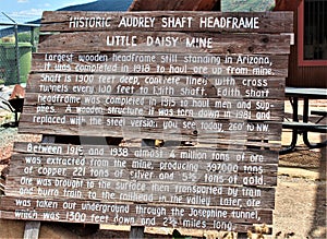 Little Daisy Mine, Audrey Shaft Head Frame, Jerome, Arizona, United States photo