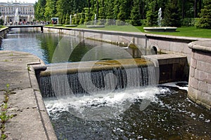 Little dam at Peterhof.