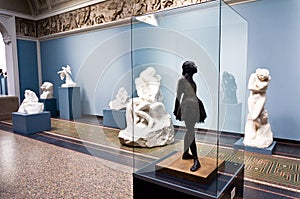 Little dancer statue by Edgar Degas