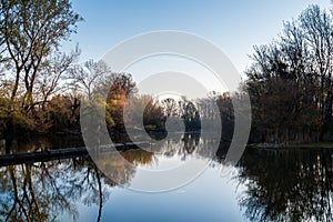 Little Danube and a forest, Malinovo