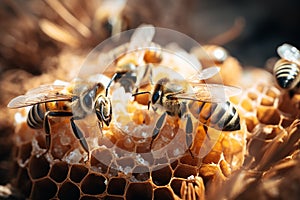 little darlings cuties a bees, honey, a laborer, a hard worker, yellow and black striped animals cheerful joyful happy