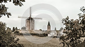 Malý holandský veterný mlyn 