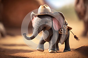 The Little Elephant Goes West: A Funny Cowboy Adventure