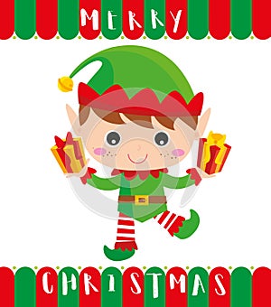 Little elf brings you a gifts