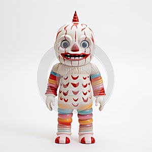 Colorful Poltergeist Vinyl Toy With Black Clown Figure By Superplastic photo