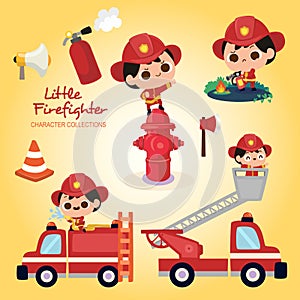 Little Firefighter Characters Collection