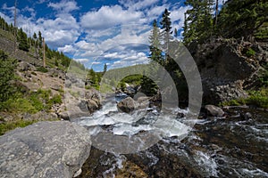 Little Firehole River near the Mystic Falls