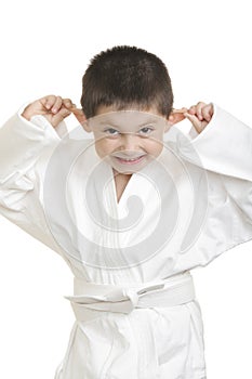 Little frolic karate kid