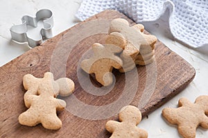 Gingerbread men cookies
