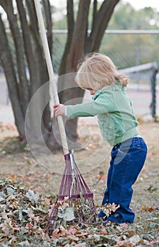 Little Girl in Autumn