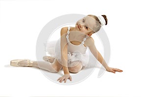 Little girl ballerina