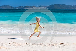 Little girl at beach