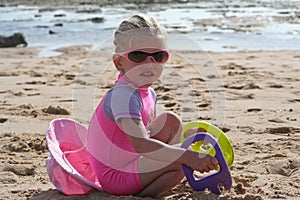 Little Girl on the beach