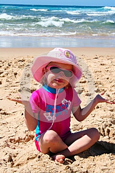 Little Girl on the beach