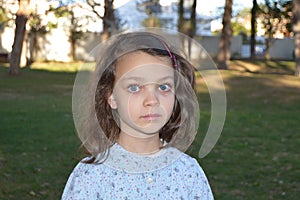 Little girl with blue eyes 8.