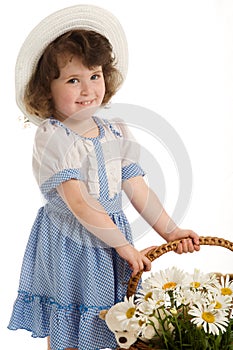 Little girl with bonnet