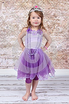 Little girl Dressed as Princess