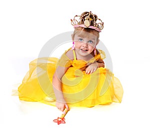 Little Girl Dressed as a Princess