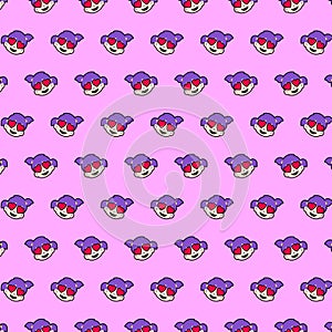 Little girl - emoji pattern 13