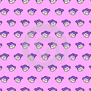 Little girl - emoji pattern 15