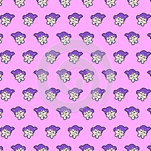Little girl - emoji pattern 54
