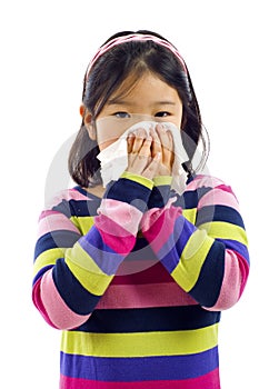 Little Girl with the Flu photo