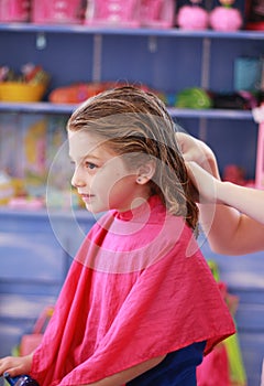 Little girl haircut