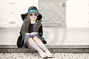 Little girl with hat