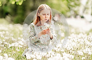 Little girl at nature