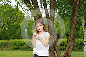 Little girl outdoor