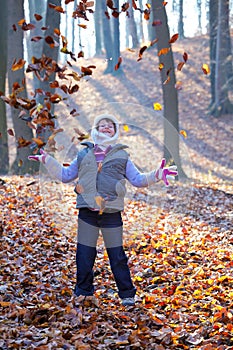 Little girl outdoors