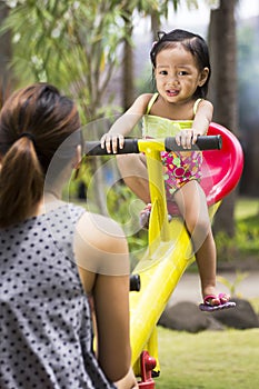 Little Girl At The Park