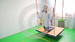 Little girl on Platform sensory integration