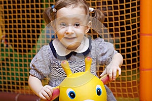 Little girl on playground