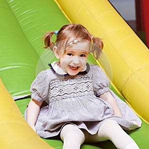 Little girl on the playground