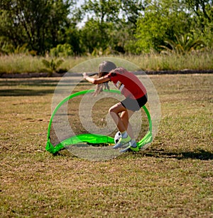 Little girl playing